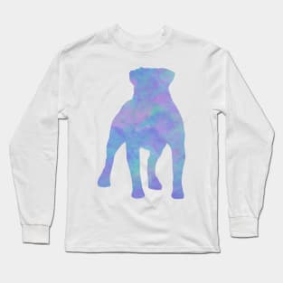 Rainbow Pastel American Bulldog Long Sleeve T-Shirt